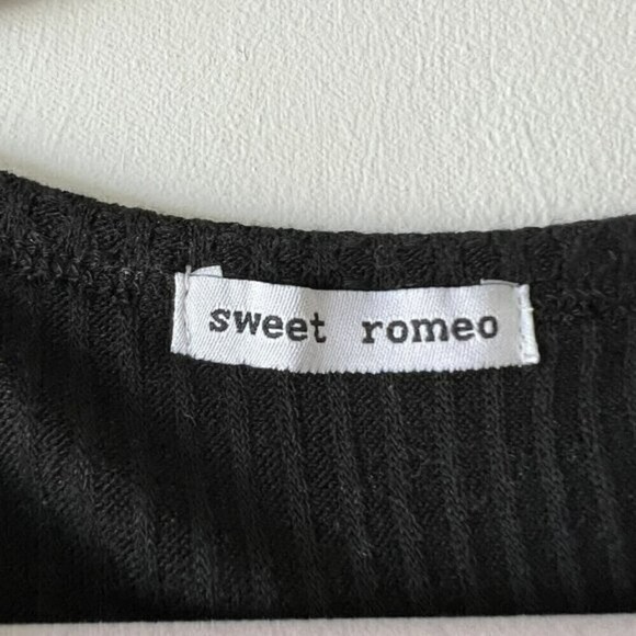 NWT Waffle Henley Top SMALL BLACK - Picture 10 of 12